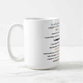 Mug Langue de Chicago (Gauche)