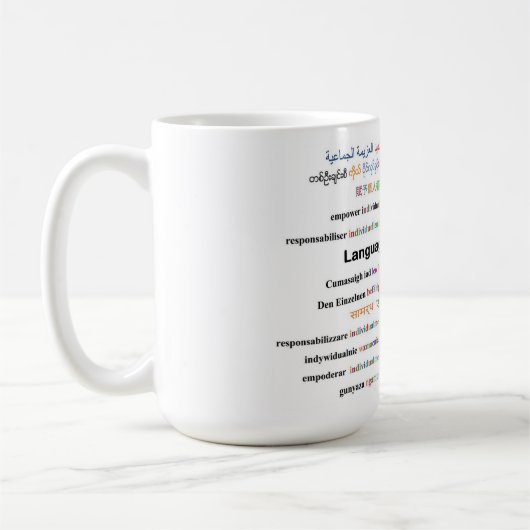 Mug Langue de Chicago (Gauche)