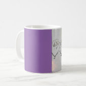 Mug Langue des signes "sourire " (Devant gauche)