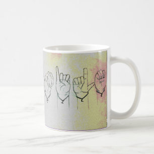Mug Langue des signes "sourire "