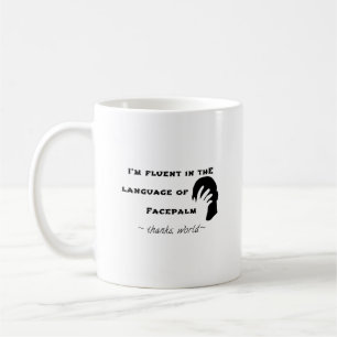 Mug Langue du Facepalm