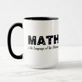 Mug Langue Mathématique De L'Univers (Gauche)