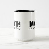 Mug Langue Mathématique De L'Univers (Centre)