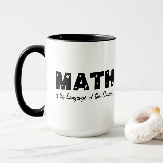Mug Langue Mathématique De L'Univers (Avec donut)