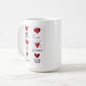 Mug Langues de l'Amour (Devant gauche)