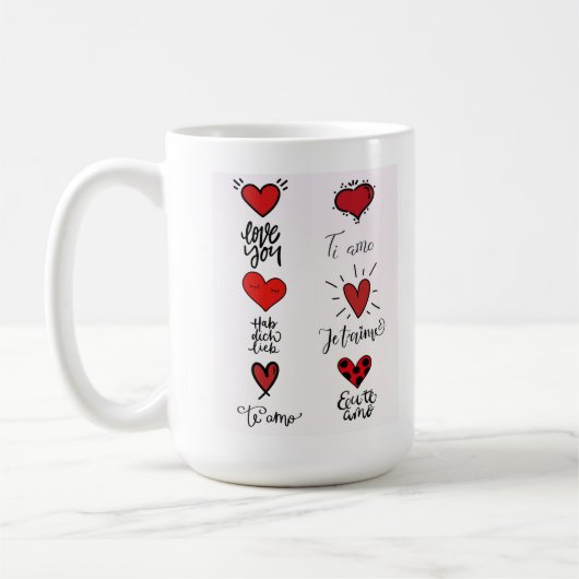 Mug Langues de l'Amour (Gauche)