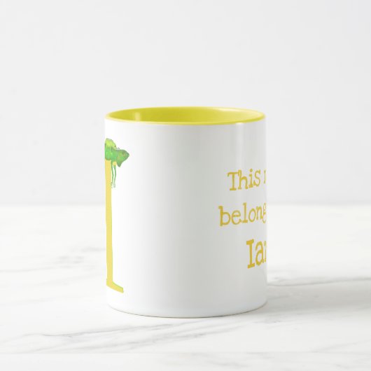 Mug L'animal ABC I est pour l'iguane (Centre)