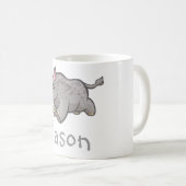 Mug L'animal drôle mignon de jungle de faune de (Devant droit)