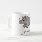Mug L'animal drôle mignon de jungle de faune de (Devant gauche)