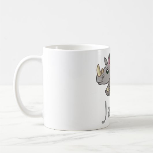 Mug L'animal drôle mignon de jungle de faune de (Gauche)