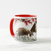 Mug L'année chinoise de la chèvre/du cadeau de RAM (Devant gauche)