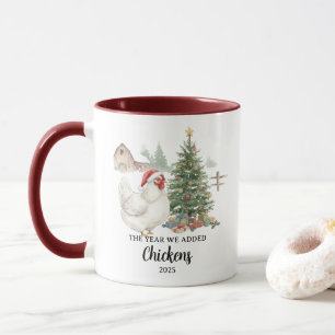 Mug L'Année Où Nous Avons Adopté Des Poules Élevage De