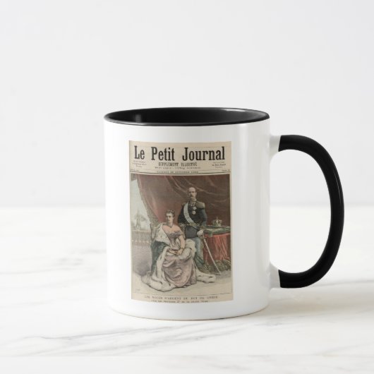 Mug L'anniversaire de noces d'argent du roi (Droite)
