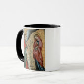 Mug L'annonce, c.1330 (huile sur le panneau) (Devant gauche)