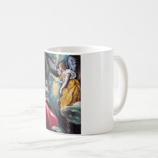 Mug L'Annonciation, El Greco (Devant droit)