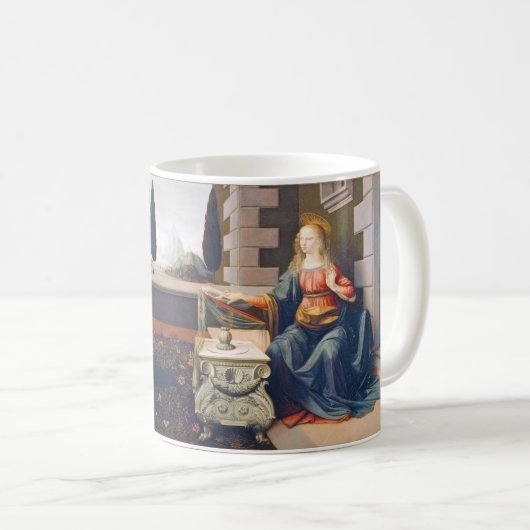 Mug L'Annonciation, Léonard de Vinci, 1472-1473 (Devant droit)