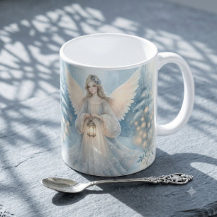 Mug Lanterne céleste d'ange d'hiver de grâce