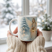 Mug Lanterne céleste d'ange d'hiver de grâce
