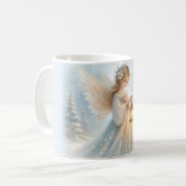 Mug Lanterne d'ange céleste d'hiver de réconfort (Devant gauche)