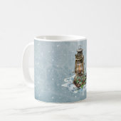 Mug Lanterne de Noël dans la neige (Devant gauche)