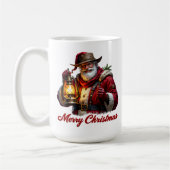 Mug Lanterne de Noël de Santa rude (Gauche)