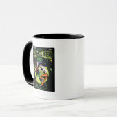 Mug Lanterne verte avec cape en combat (Devant gauche)