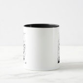 Mug Lanterne verte avec flux de lumière (Centre)