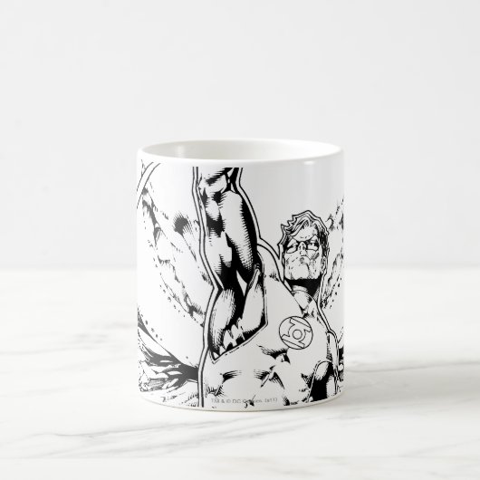 Mug Lanterne verte avec flux de lumière (Centre)