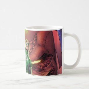 Mug Lanterne verte avec le courant de la couleur