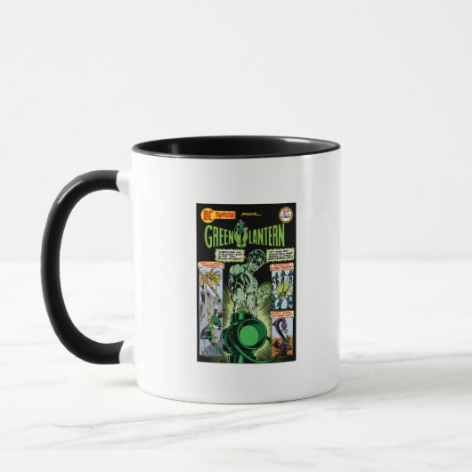 Mug Lanterne verte - Comic vert ombragé (Gauche)