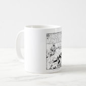 Mug Lanterne verte contre clown, noir et blanc (Devant gauche)