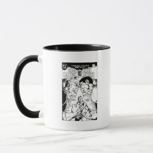 Mug Lanterne verte contre la lanterne verte, noire et