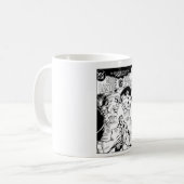 Mug Lanterne verte contre Lanterne verte, noir et blan (Devant gauche)
