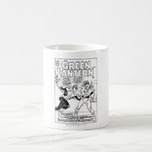 Mug Lanterne verte dans l'anneau, noir et blanc