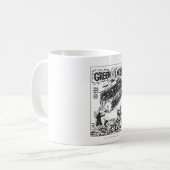 Mug Lanterne verte dans les tranchées, noir et blanc (Devant gauche)