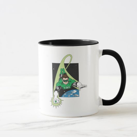 Mug Lanterne verte dans l'espace (Droite)