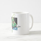 Mug Lanterne verte dans l'espace (Devant droit)