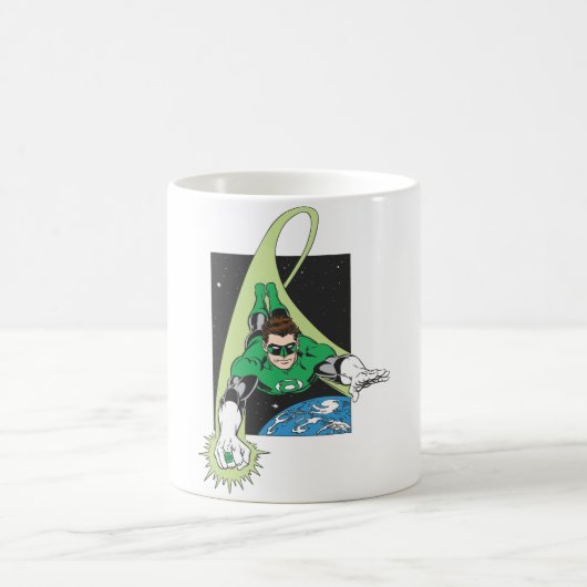 Mug Lanterne verte dans l'espace (Centre)