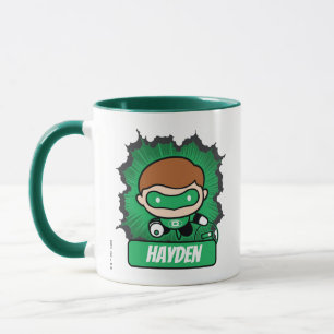 Mug Lanterne verte de Chibi qui traverse l'espace