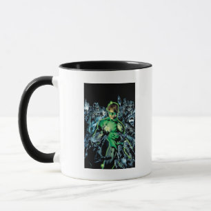 Mug Lanterne verte entourée - couleur
