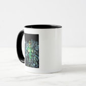 Mug Lanterne verte entourée - Couleur (Devant gauche)