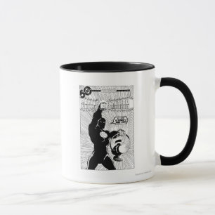 Mug Lanterne verte - Lanterne brillante, noire et blan