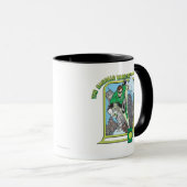 Mug Lanterne verte - Le Guerrier émeraude (Devant droit)