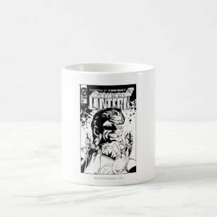 Mug Lanterne verte - Nombreux anneaux, noir et blanc
