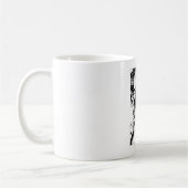 Mug Lanterne verte - Nombreux anneaux, noir et blanc (Gauche)