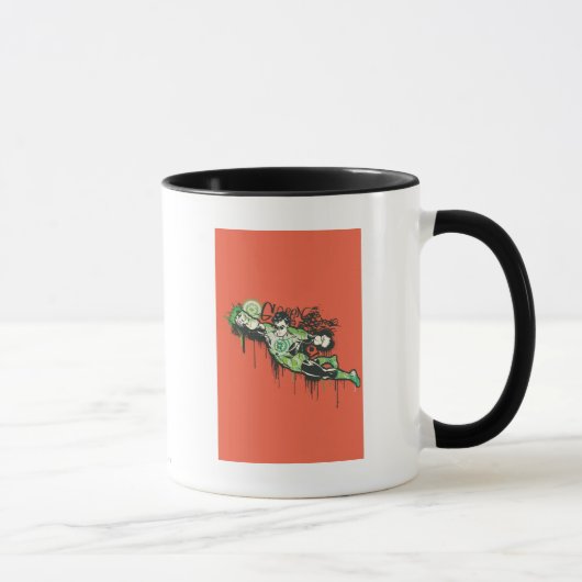 Mug Lanterne verte - Poster d'innocence torsadée (Droite)