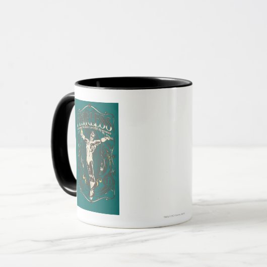 Mug Lanterne verte - Poster "sans peur" (Devant gauche)
