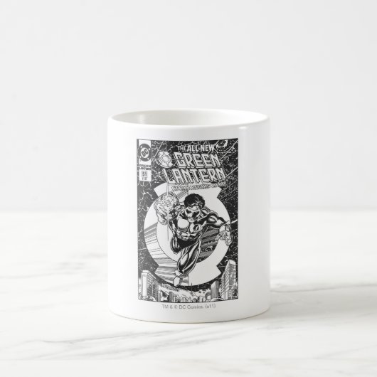 Mug Lanterne verte - Tout commence ici, Noir et blanc (Centre)