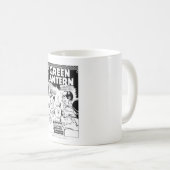 Mug Lanterne verte vs Sinestro, noir et blanc (Devant droit)