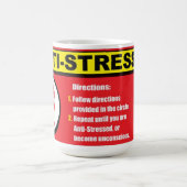 Mug L'anti chef de coup de kit d'effort ici attaquent (Centre)